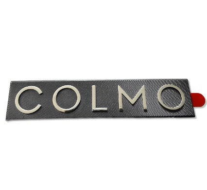 Brushed Aluminum logo Plate Sticker Brushed Aluminum logo Plate Sticker