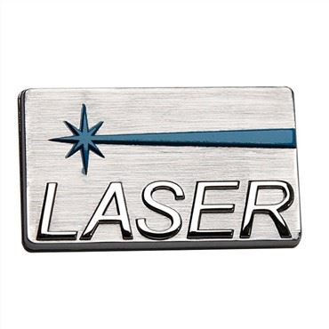 stiker logo logam 3D chrome